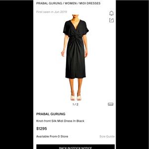 Prabal Gurung Classic Dress 2